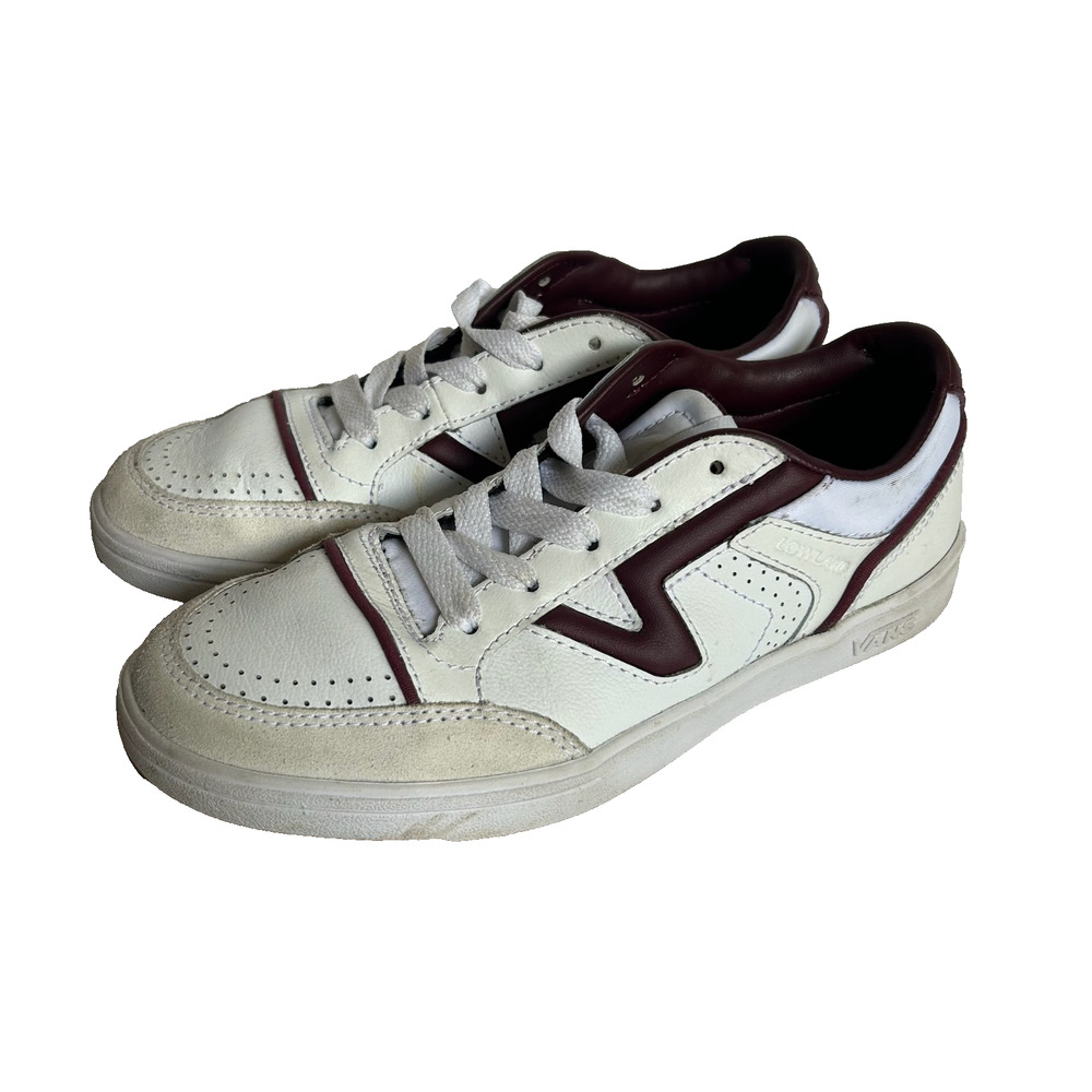 VANS Lowland Serio Comfy Trainers Shoes White/Port Royal Mens Sz 4.5/Womens Sz 6